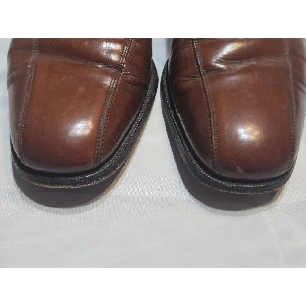 Vtg Florsheim Imperial 93164 Mens 12C Brown Leather Side Zip Ankle Boots Chelsea